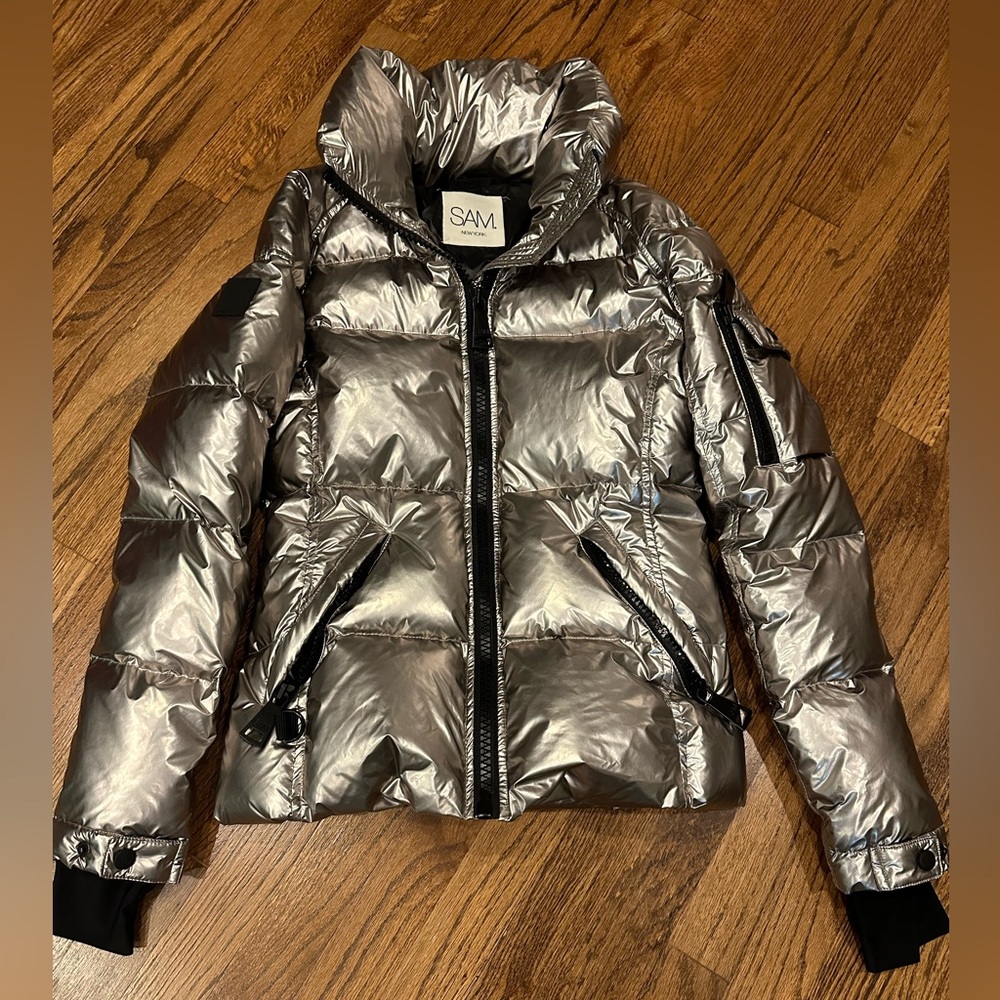SAM. Freestyle Puffer Down Jacket Color: Gunmetal Size: Women’s XS